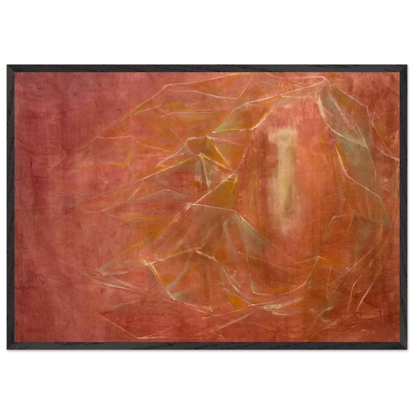 Vessel in a Drift of Diamond Light in the Sky of the Mind - 1944 - Morris Graves Framed Art Print – Black Wooden Frame - Default Title - -Framed Art Print