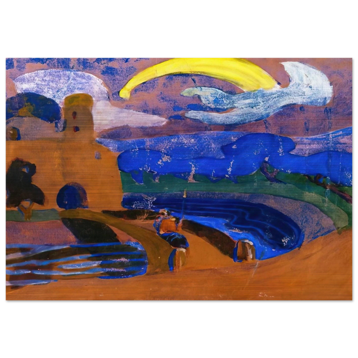 COMET 1900 - Wassily Kandinsky Brushed Aluminum Print - 70x100 cm / 28x40 inches | Wassily Kandinsky Aluminum Print | Wassily Kandinsky Prints