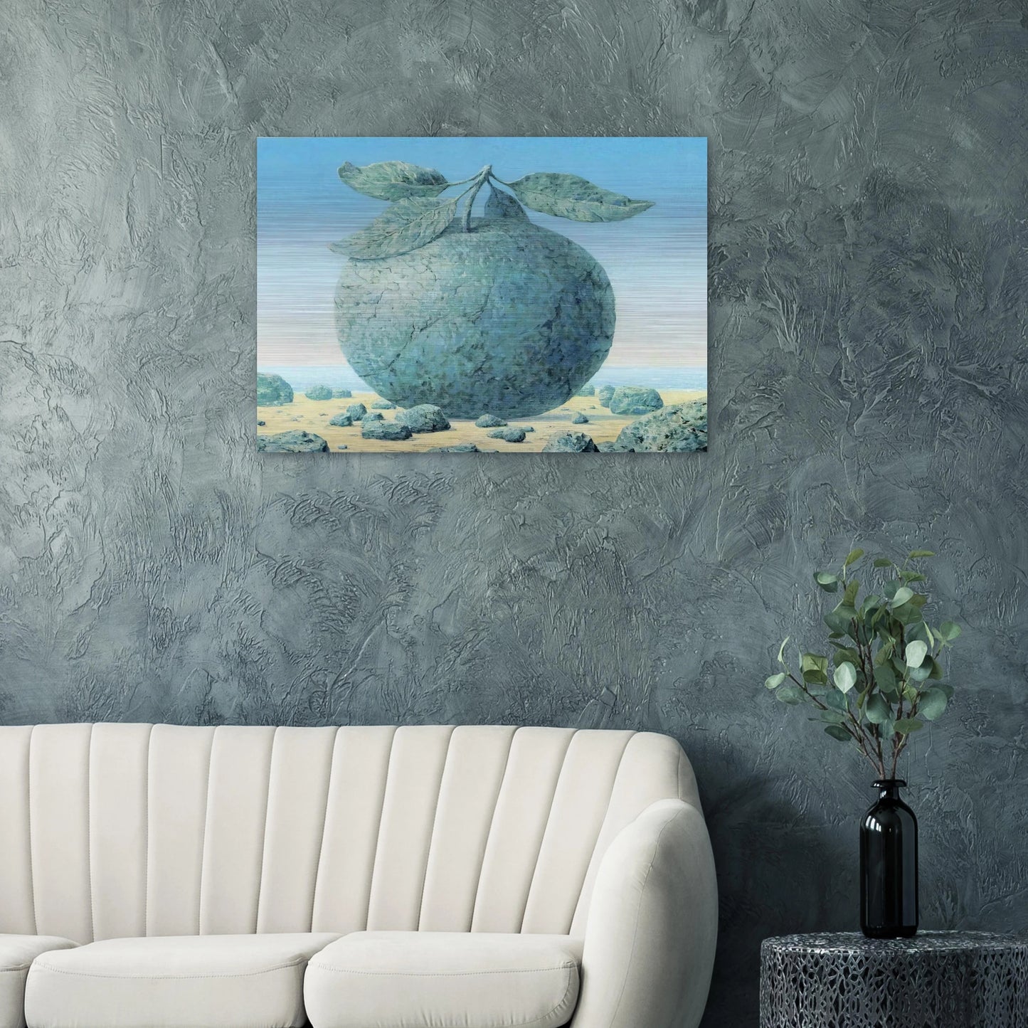 THE GREAT TABLE 1963 - Rene Magritte Brushed Aluminum Print - 70x100 cm / 28x40 inches | Rene Magritte Aluminum Print | Rene Magritte Prints