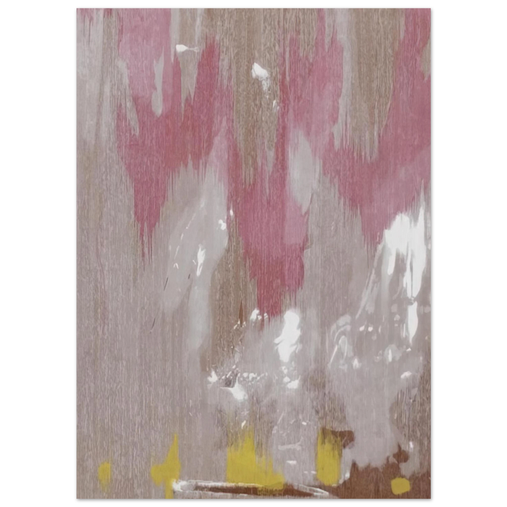 Helen Frankenthaler - Tales of Genji IV - 1998 Wall art - 45x60 cm / 18x24 inches - Premium Wooden Framed Poster With Fine Art Paper-canvas - White frame