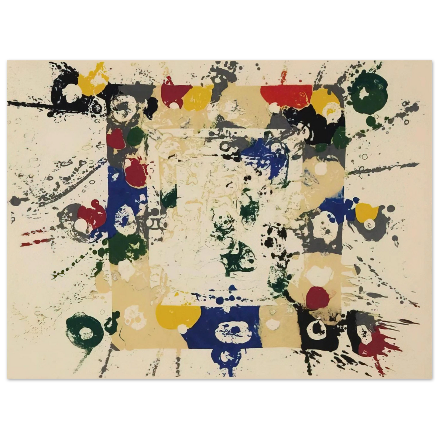 Sam Francis - Untitled SF143S Fine Art Poster - Default Title