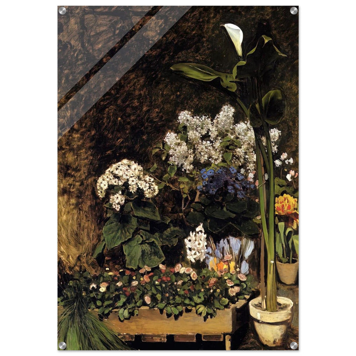 Spring Flowers - Pierre-Auguste Renoir Acrylic Print - 70x100 cm / 28x40″ inches