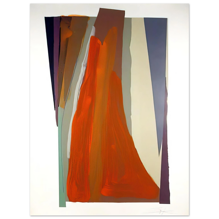 Larry Zox - Untitled 9 - 1979 75x100 cm / 30x40inches Fine Art Poster
