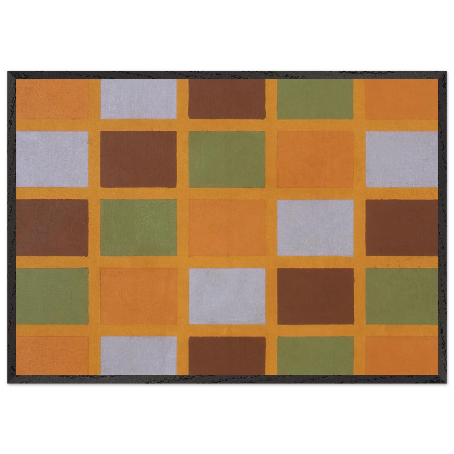 Untitled - 1968 N8 - Jeremy Moon 70x100 cm / 28x40 inches Framed Art Print – Black Wooden Frame