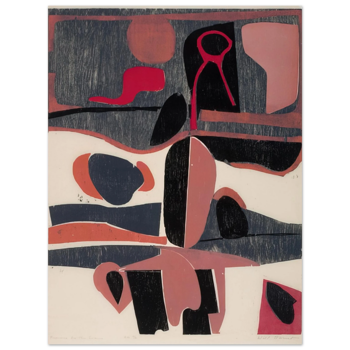 Will Barnet - Province by the Sea - 1959 United States Fine Art Poster - Default Title