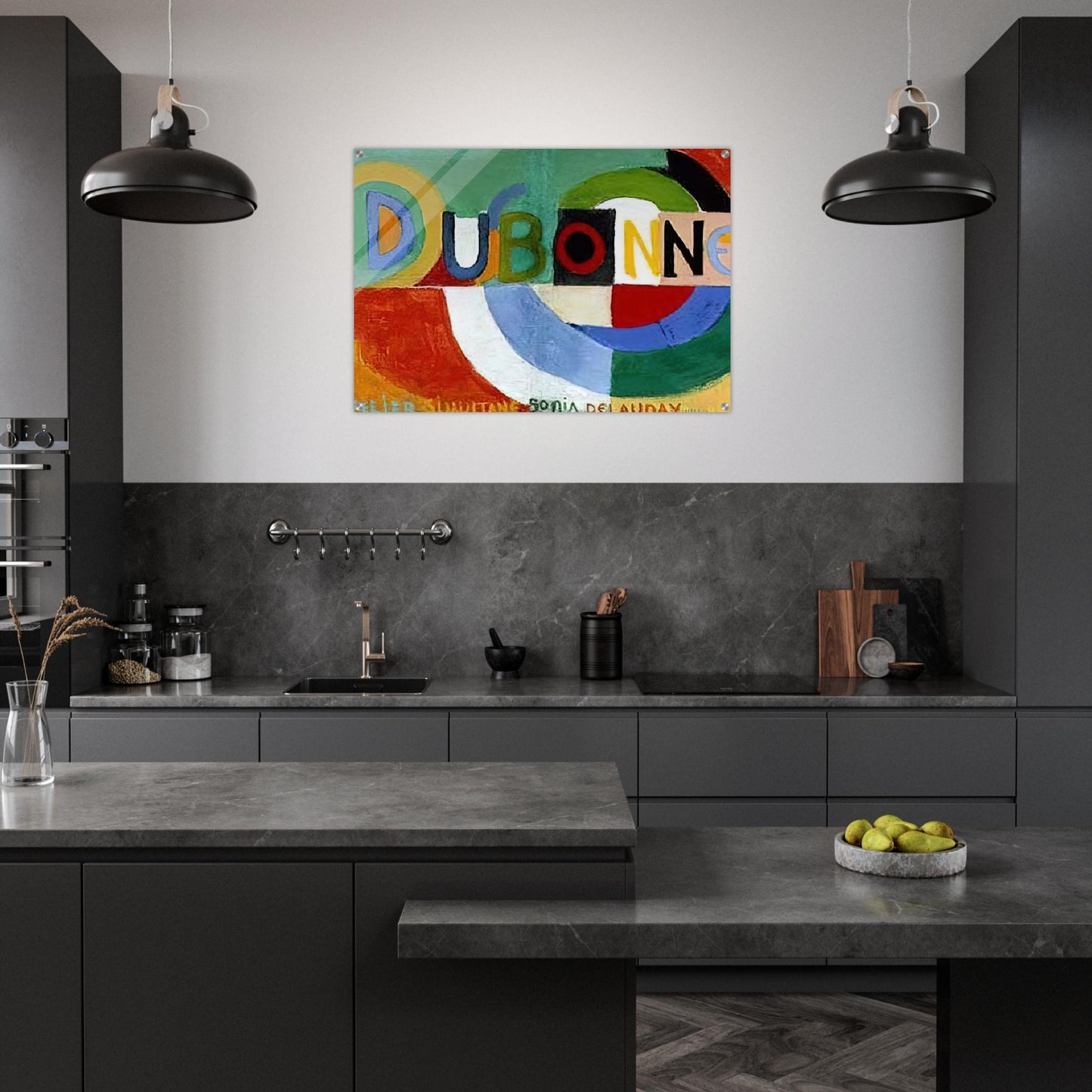 DUBONNET - Sonia Delaunay Acrylic Print - 70x100 cm / 28x40″ inches