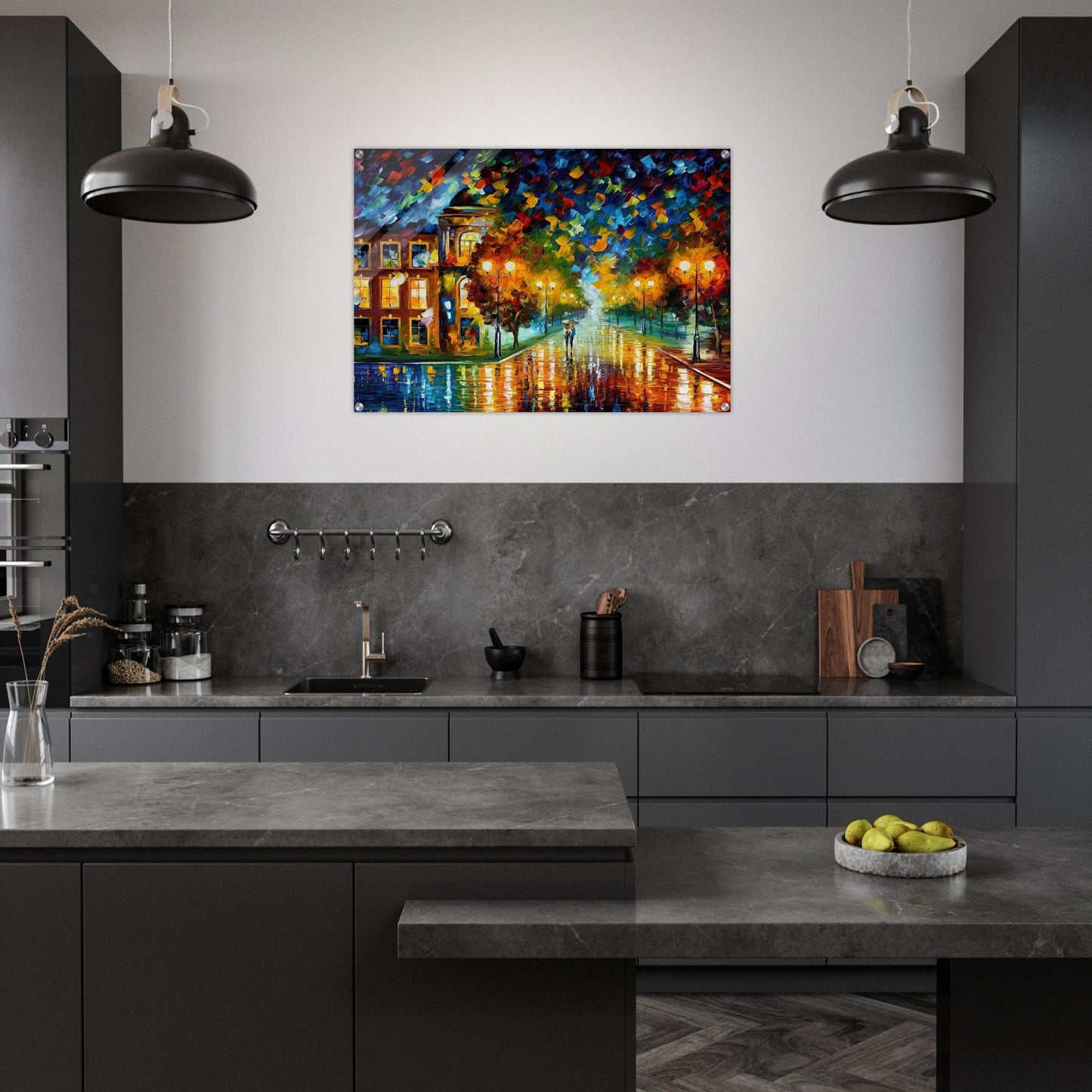 Leonid Afremov - Leonid Afremov Acrylic Print - 70x100 cm / 28x40″ inches