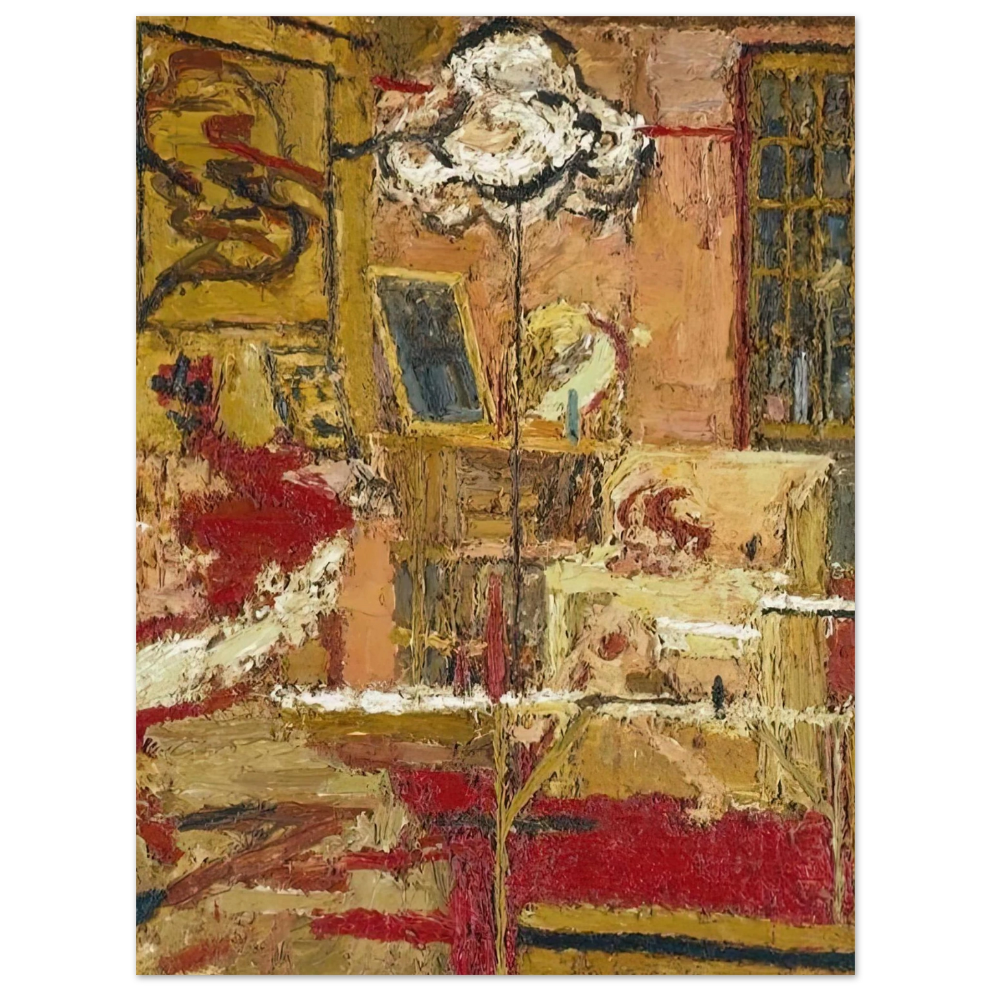 Frank Auerbach - THE SITTING ROOM Fine Art Poster - Default Title