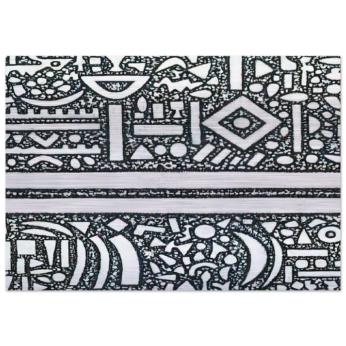 From the Edge of Darkness - 1992 - Richard Pousette-Dart Brushed Aluminum Print - 70x100 cm / 28x40 inches | Richard Pousette-Dart Aluminum Print | Richard Pousette-Dart Prints