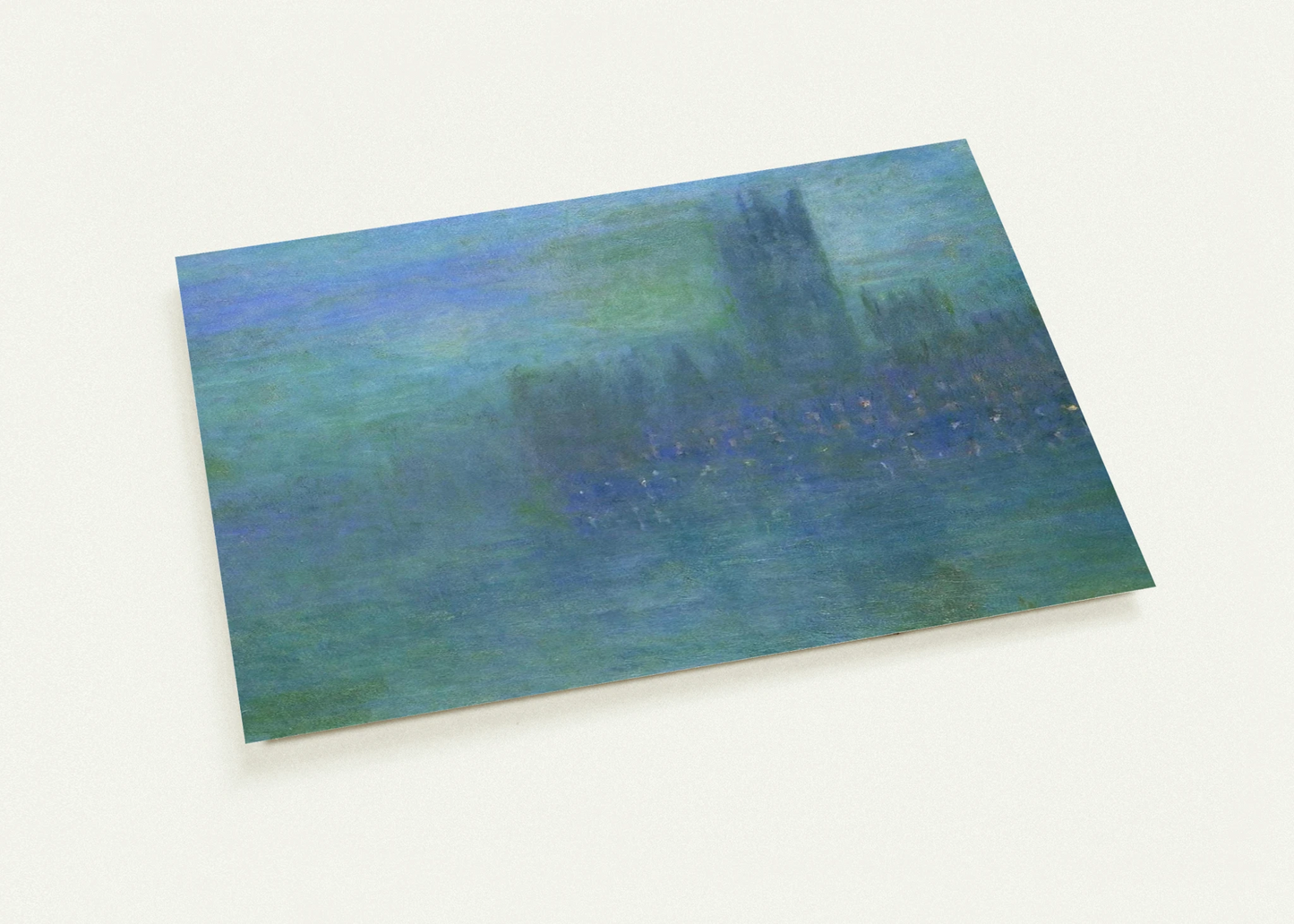 Houses of Parlilament, Fog Effect By claude monet Pack of 10 Post Cards | claude monet Post Cards | A6 (10.5 x 14.8 cm) - 4.1 x 5.8 inches