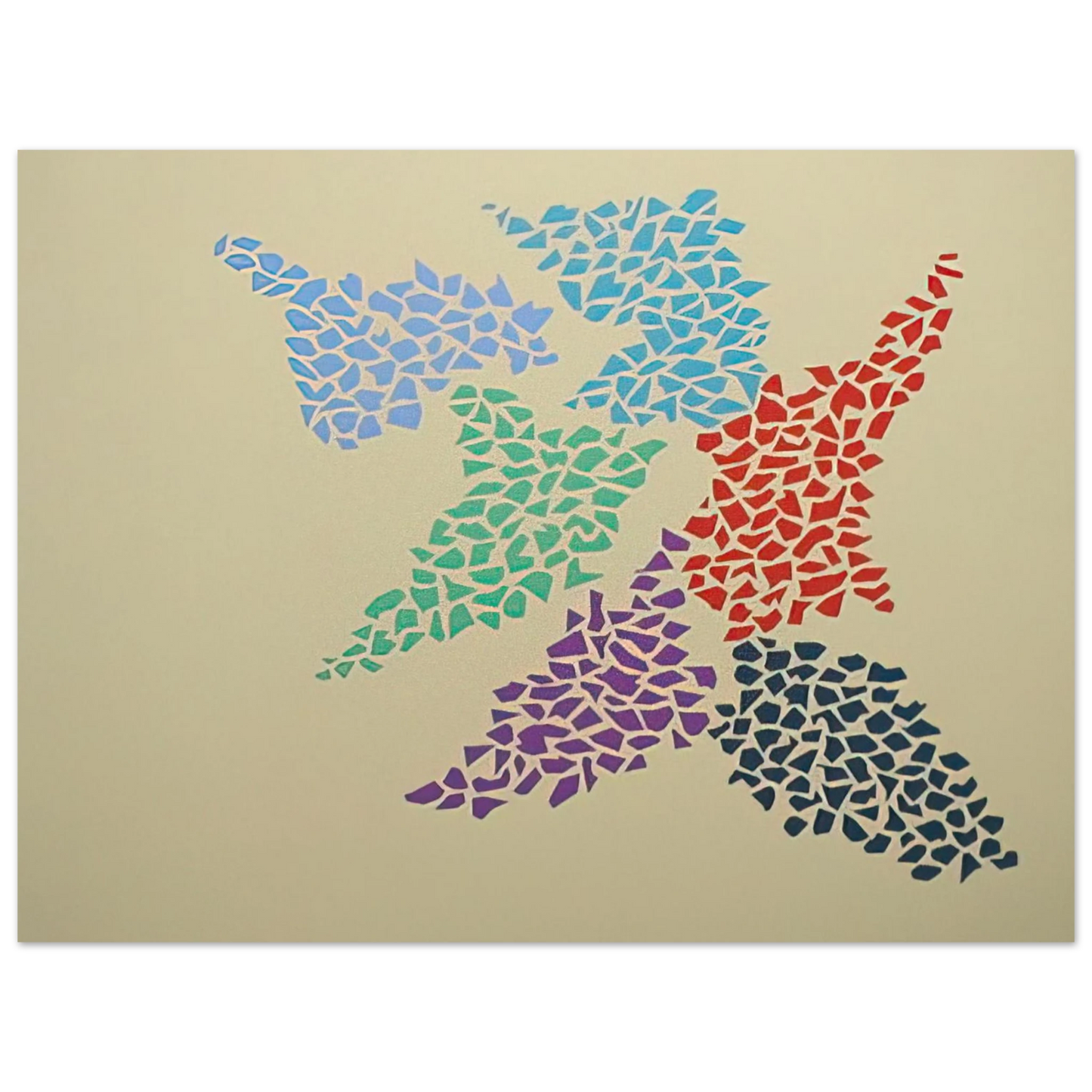 Robert Goodnough - Confetti Pattern - 1973 Fine Art Poster - Default Title