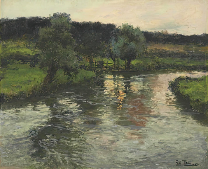 Frits Thaulow 'Le Soir' Fine Art Print | RedKalion