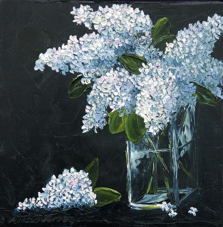 White Lilac Painting Art Print | Claude Monet's Floral Masterpiece | RedKalion