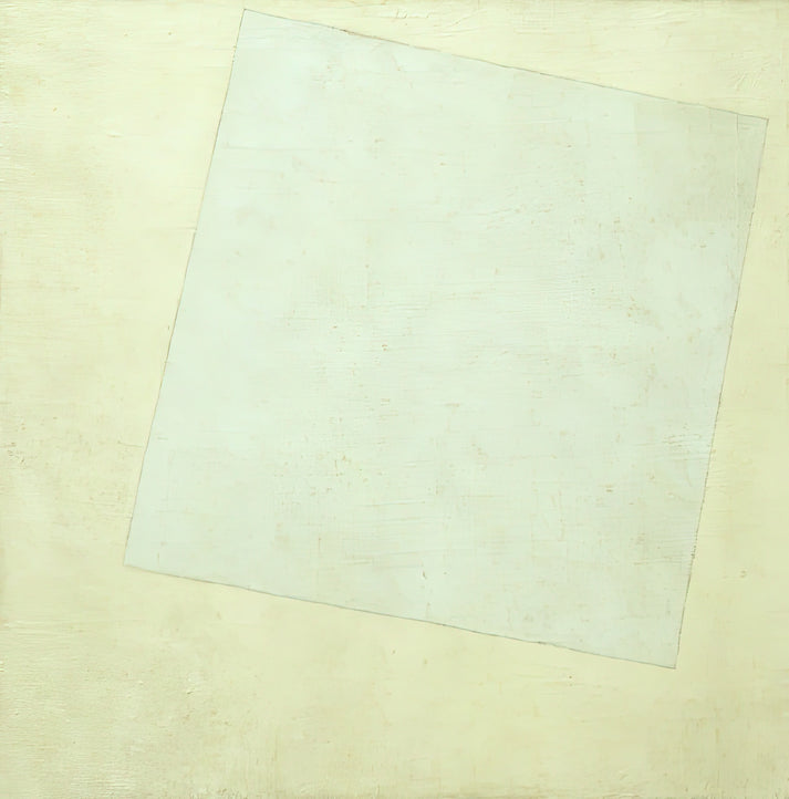 White on White Painting Art Print | Kazimir Malevich | RedKalion