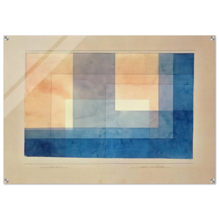 HOUSE ON THE WATER 1930 - Paul Klee Acrylic Print - 70x100 cm / 28x40″ inches | Paul Klee Wall Art | Paul Klee Prints