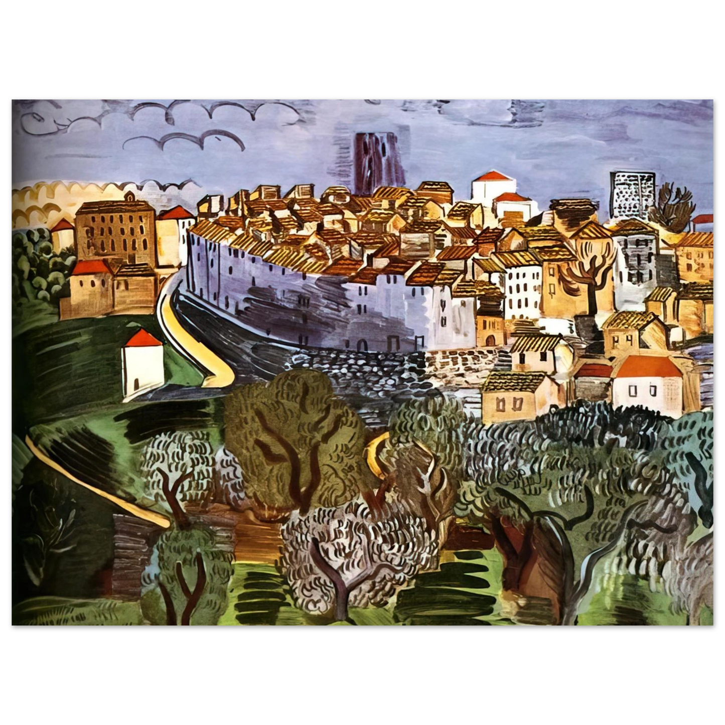 Raoul Dufy - VENCE 1923 Fine Art Poster - Default Title