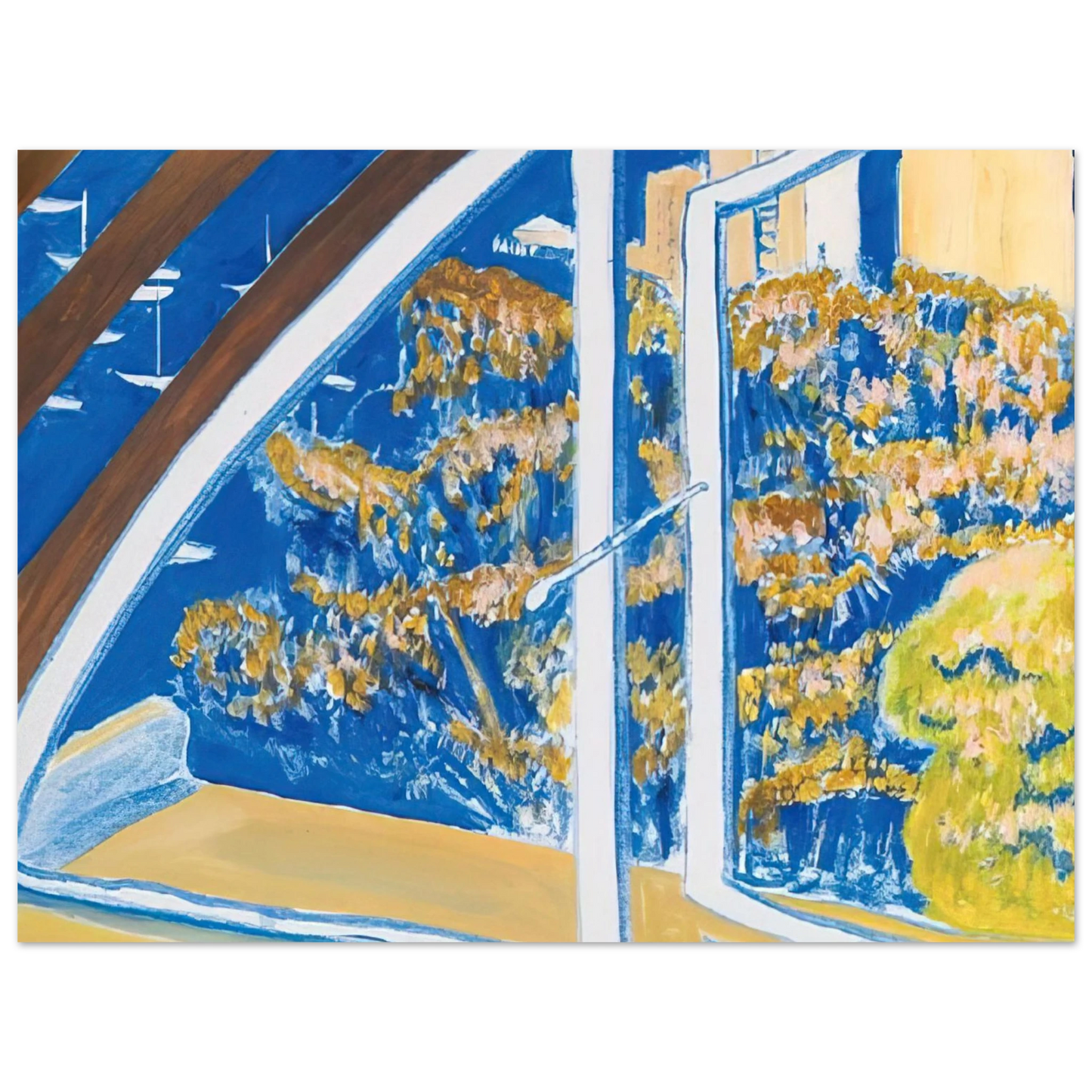 Brett Whiteley - The Window, Lavender Bay - 1980 Fine Art Poster - Default Title