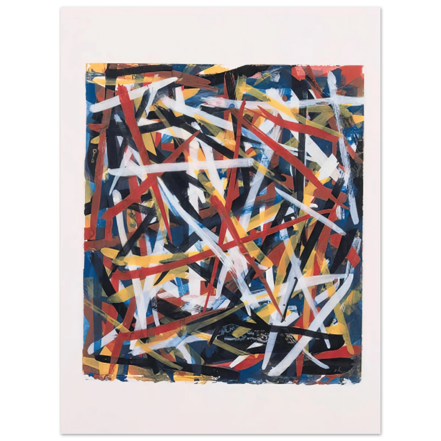 Sol LeWitt - Brushstrokes Fine Art Poster - Default Title