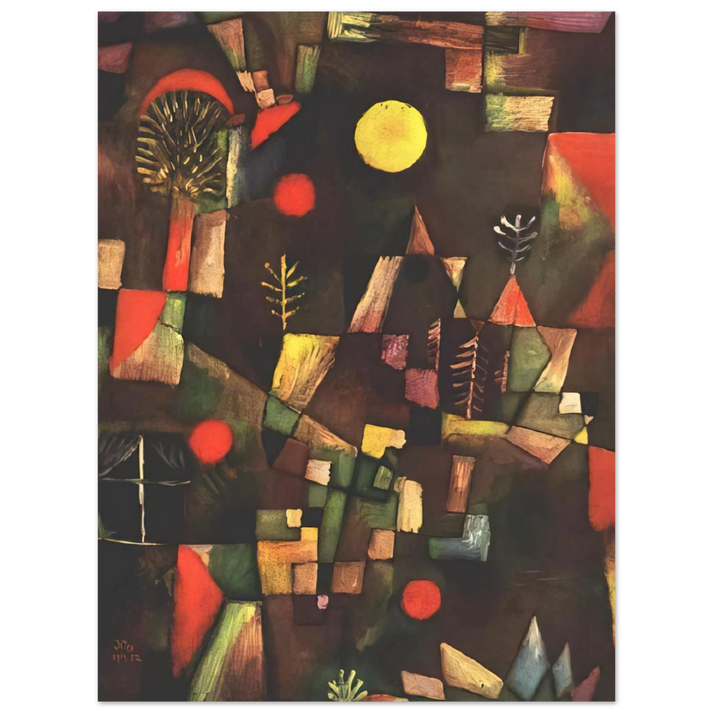 Paul Klee - FULL MOON 1919 75x100 cm / 30x40inches Fine Art Poster
