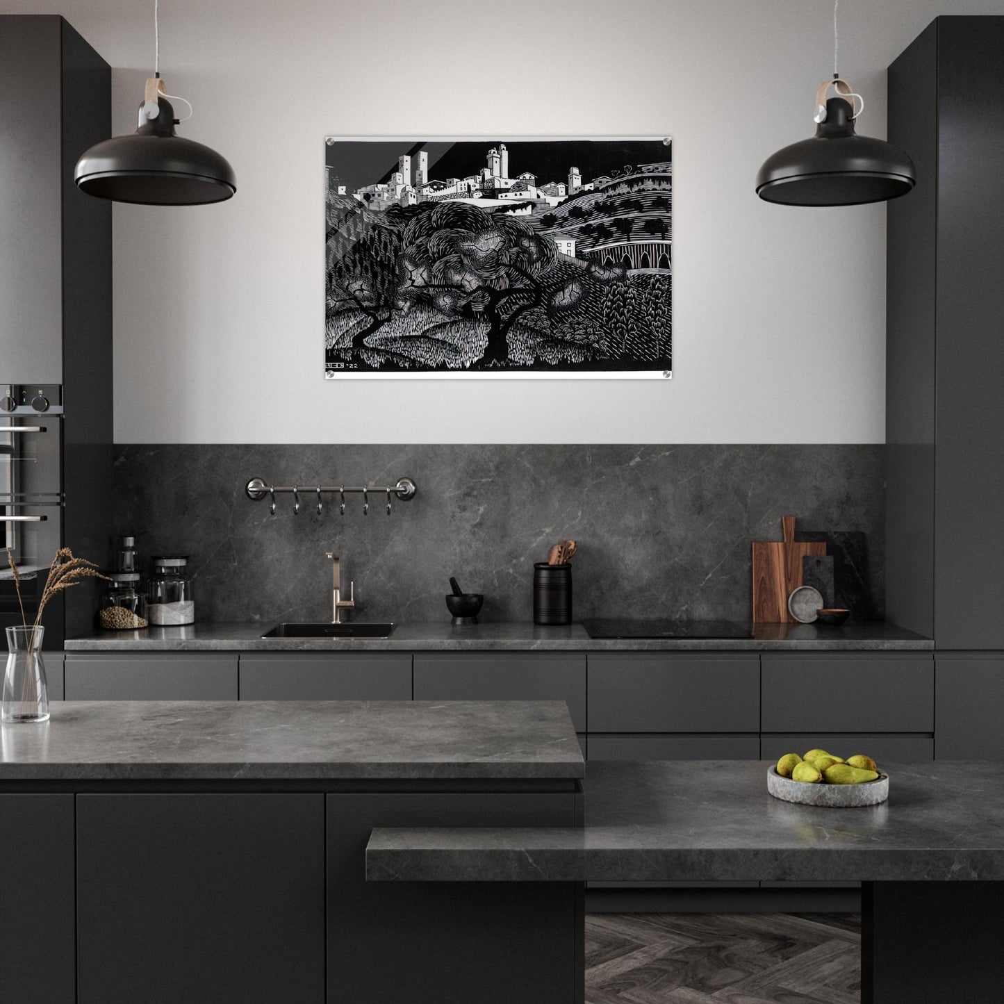 ESCHER (10) - MC Escher Acrylic Print - 70x100 cm / 28x40″ inches | Maurits Cornelis Escher Prints