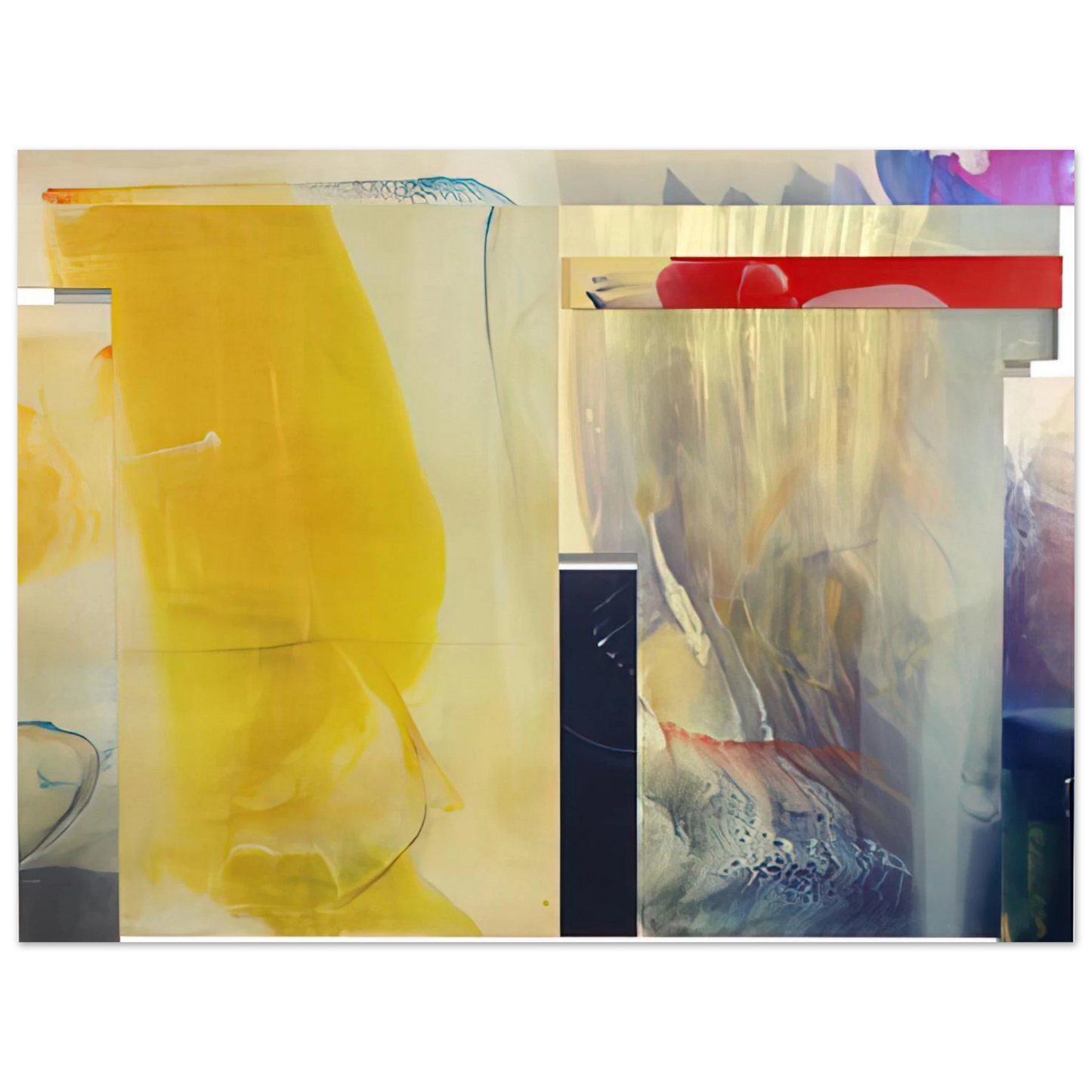 Sam Gilliam - River Falls Fine Art Poster - Default Title