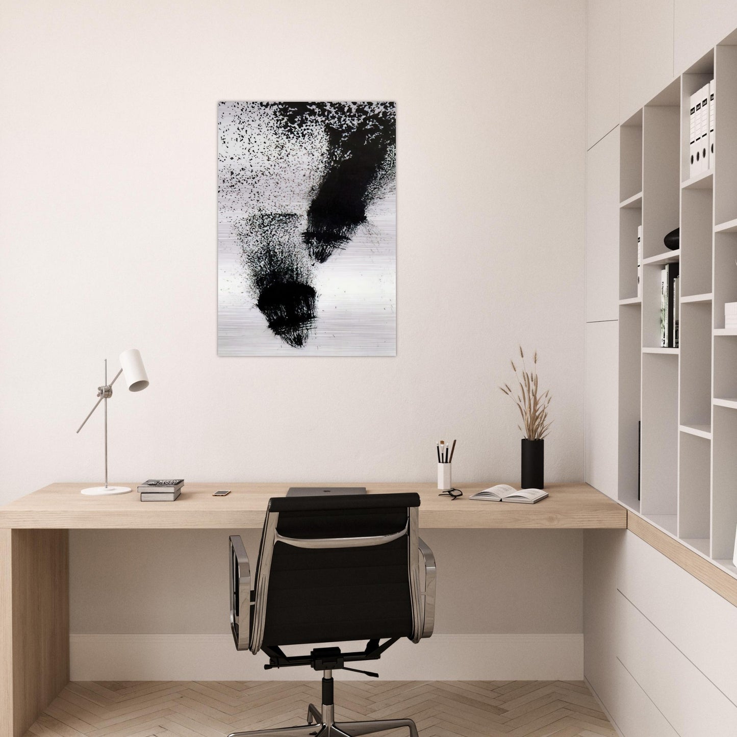 Machine Age Noise - 1957 - Morris Graves Brushed Aluminum Print - 70x100 cm / 28x40 inches | Morris Graves Aluminum Print | Morris Graves Prints