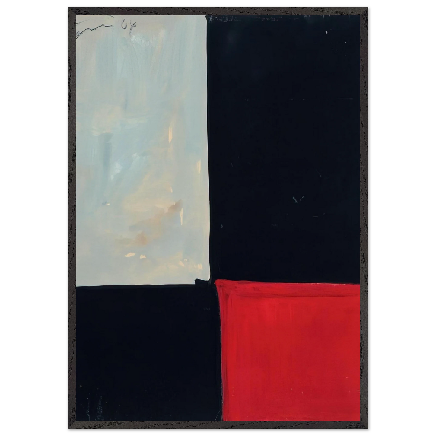 Untitled 04B0101 - 2004 - Gunther Forg Framed Art Print – Black Wooden Frame - Default Title - -Framed Art Print