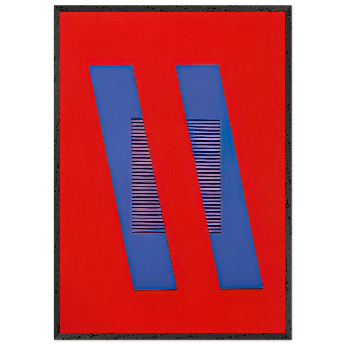 Book - 1958 - Dieter Roth 70x100 cm / 28x40 inches Framed Art Print – Black Wooden Frame