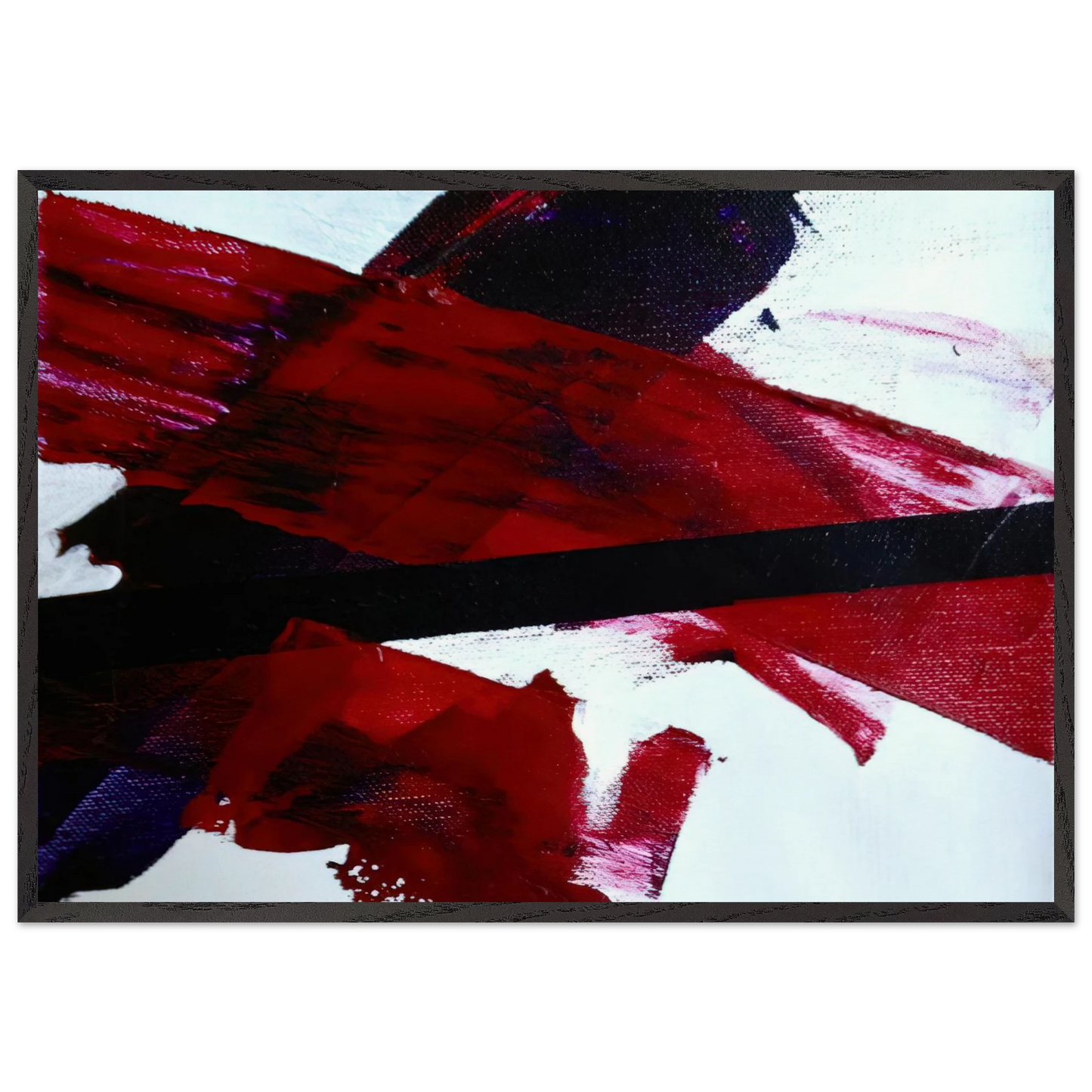 UNTITLED NR 2316 2006 - Luis Feito Framed Art Print – Black Wooden Frame - Default Title - -Framed Art Print