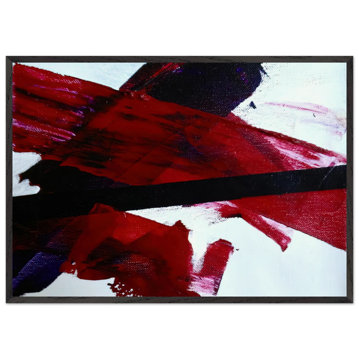 UNTITLED NR 2316 2006 - Luis Feito 70x100 cm / 28x40 inches Framed Art Print – Black Wooden Frame