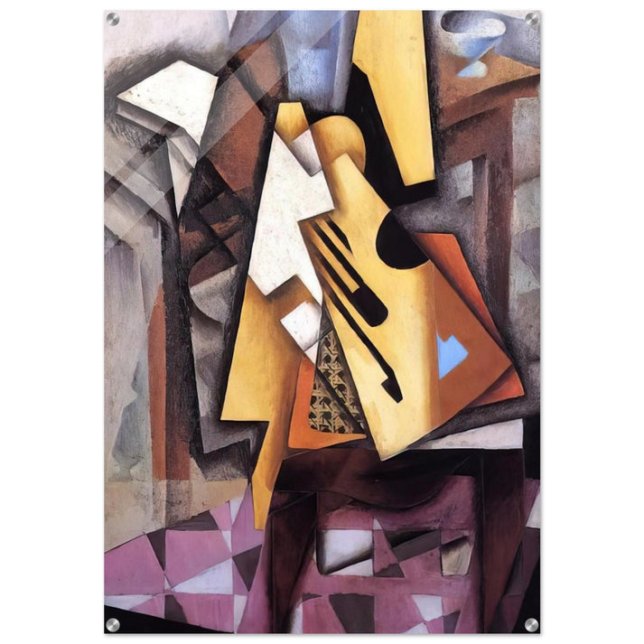 GUITAR ON A CHAIR 1913 - Juan Gris Acrylic Print - 70x100 cm / 28x40″ inches