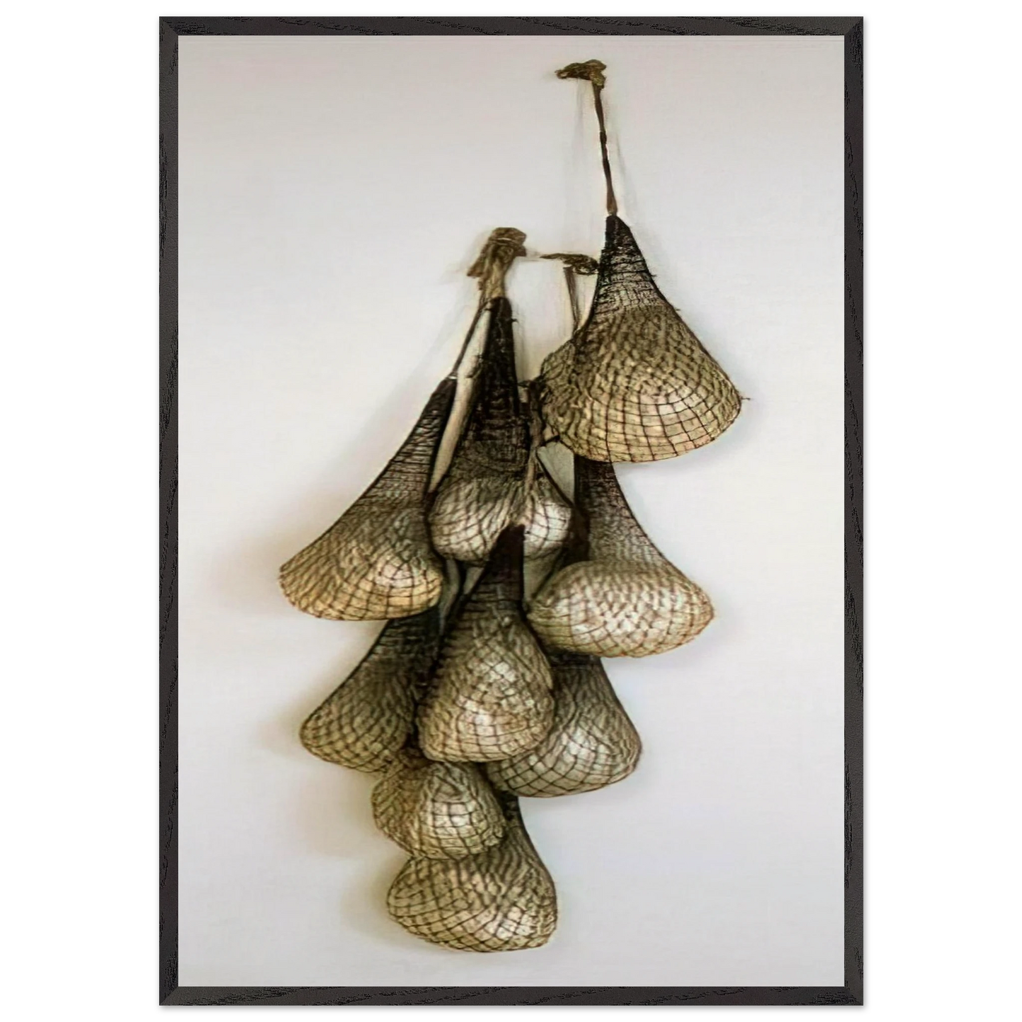 UNTITLED OR NOT YET 1966 - Eva Hesse 70x100 cm / 28x40 inches Framed Art Print – Black Wooden Frame