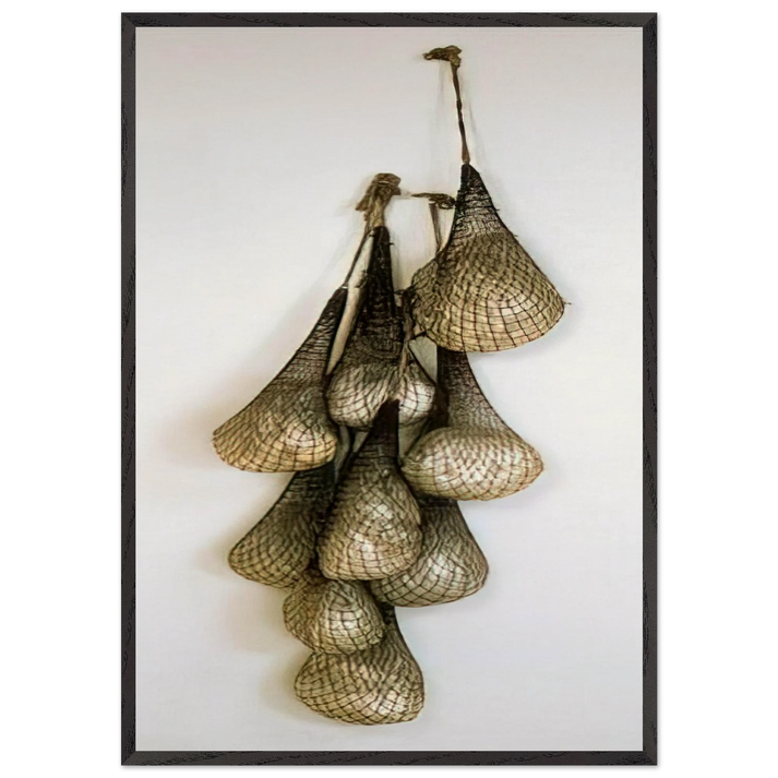 UNTITLED OR NOT YET 1966 - Eva Hesse 70x100 cm / 28x40 inches Framed Art Print – Black Wooden Frame