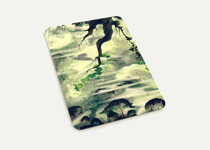 Fog Bound By Eyvind Earle Pack of 10 Post Cards | Eyvind Earle Post Cards | A6 (10.5 x 14.8 cm) - 4.1 x 5.8 inches