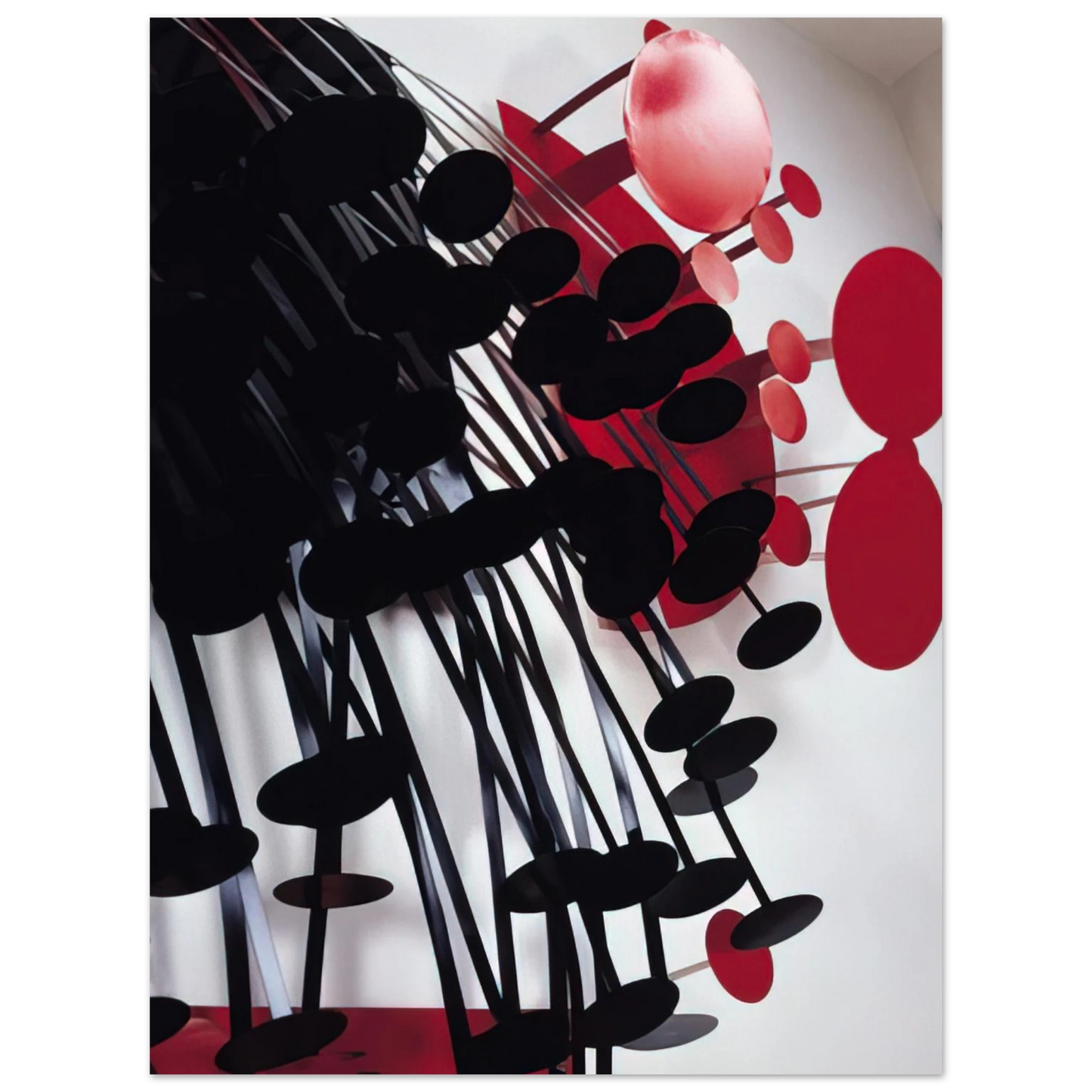 Lygia Pape - Amazonia Black and Red - 1989 Fine Art Poster - Default Title