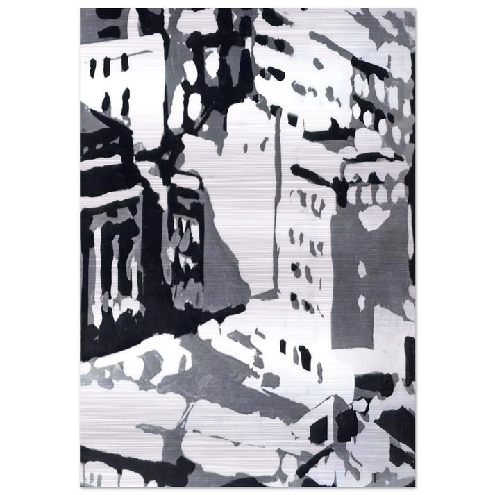 TOWNSCAPE 1969 1 - Gerhard Richter Brushed Aluminum Print - 70x100 cm / 28x40 inches | Gerhard Richter Aluminum Print | Gerhard Richter Prints