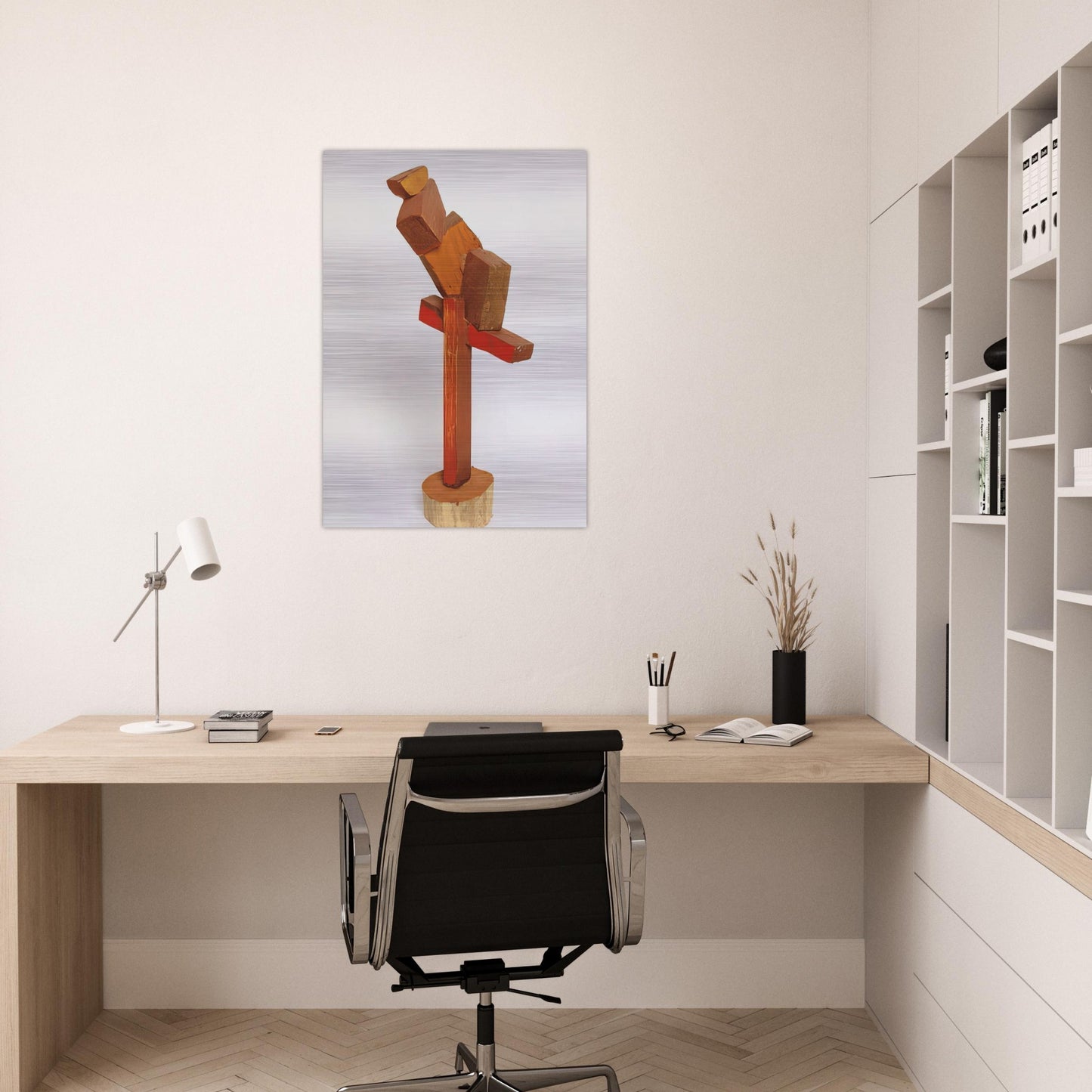 DIVERTIMENTO 1997 - Esteban Vicente Brushed Aluminum Print - 70x100 cm / 28x40 inches | Esteban Vicente Aluminum Print | Esteban Vicente Prints