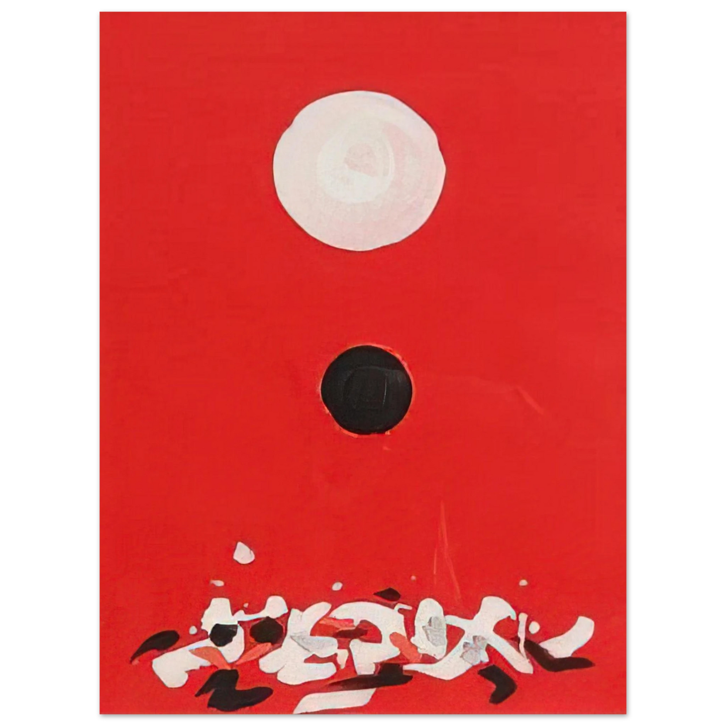 Adolph Gottlieb - Crimson Ground - 1972 Fine Art Poster - Default Title
