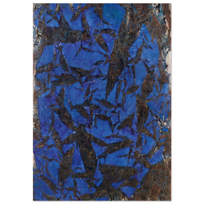 Mariale - Tachisme - Simon Hantai Brushed Aluminum Print - 70x100 cm / 28x40 inches | Simon Hantai Aluminum Print | Simon Hantai Prints