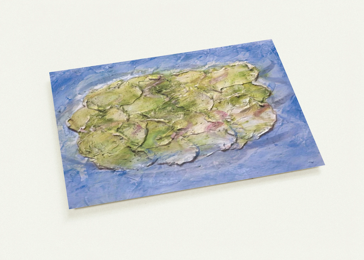 Frog Pond - 1957 By Piero Manzoni Pack of 10 Post Cards | Piero Manzoni Post Cards | A6 (10.5 x 14.8 cm) - 4.1 x 5.8 inches