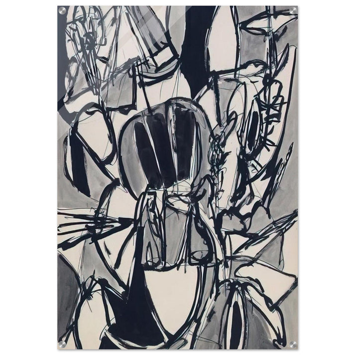 Bird Land - 1952 - Gene Davis Acrylic Print - 70x100 cm / 28x40″ inches | Gene Davis Wall Art | Gene Davis Prints