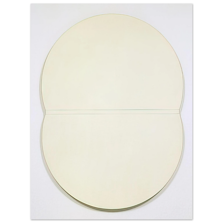 Ellsworth Kelly - White Plaque. Bridge Arch and Reflection 75x100 cm / 30x40inches Fine Art Poster