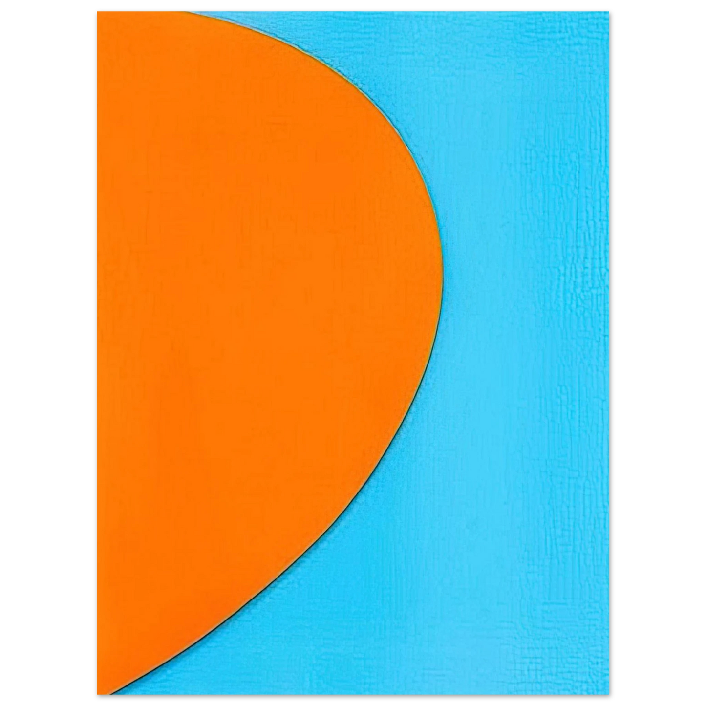 Ellsworth Kelly - Orange Relief with Blue Fine Art Poster - Default Title