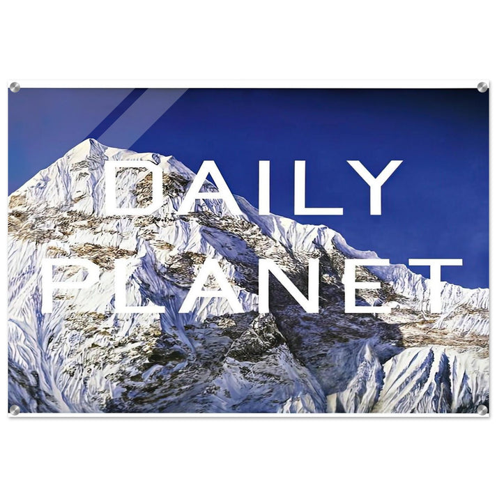 DAILY PLANET 2003 - Edward Ruscha Acrylic Print - 70x100 cm / 28x40″ inches