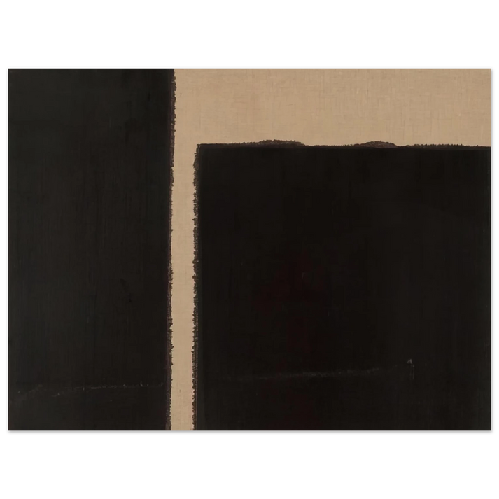 Yun Hyong-keun - Burnt Umber Ultramarine Blue - 1998 75x100 cm / 30x40inches Fine Art Poster