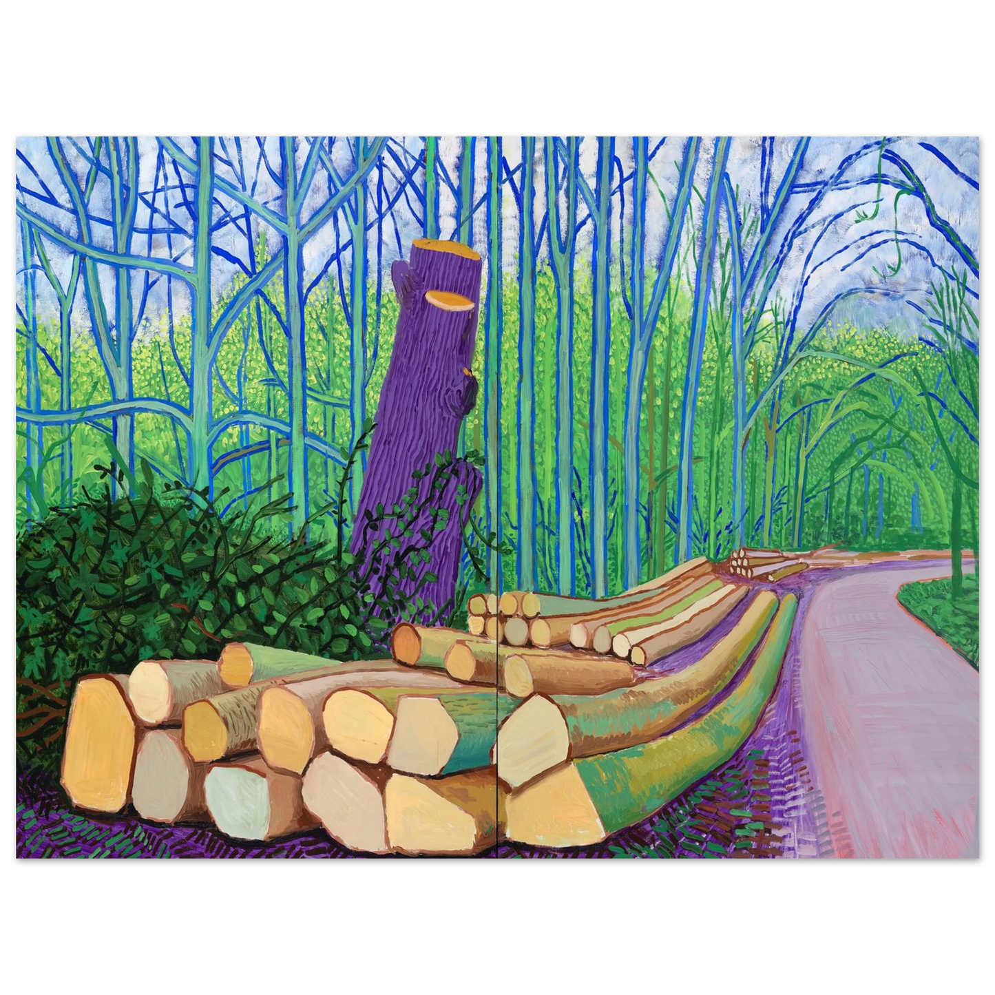 David Hockney - David Hockney Wall art - 20x25 cm / 8x10 Inches - Fine Art Poster - -