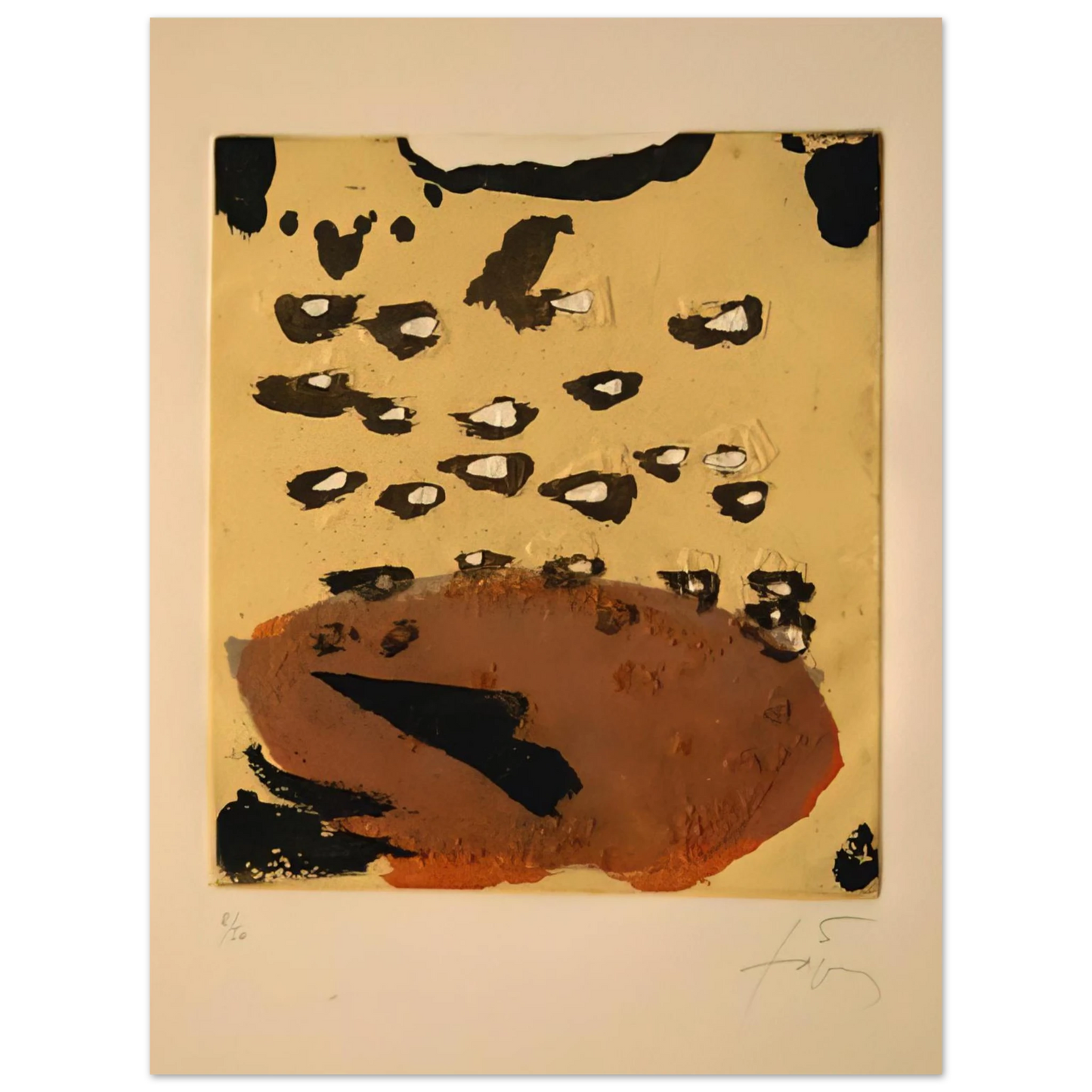 Antoni Tapies - REPLIQUER II 1981 Fine Art Poster - Default Title