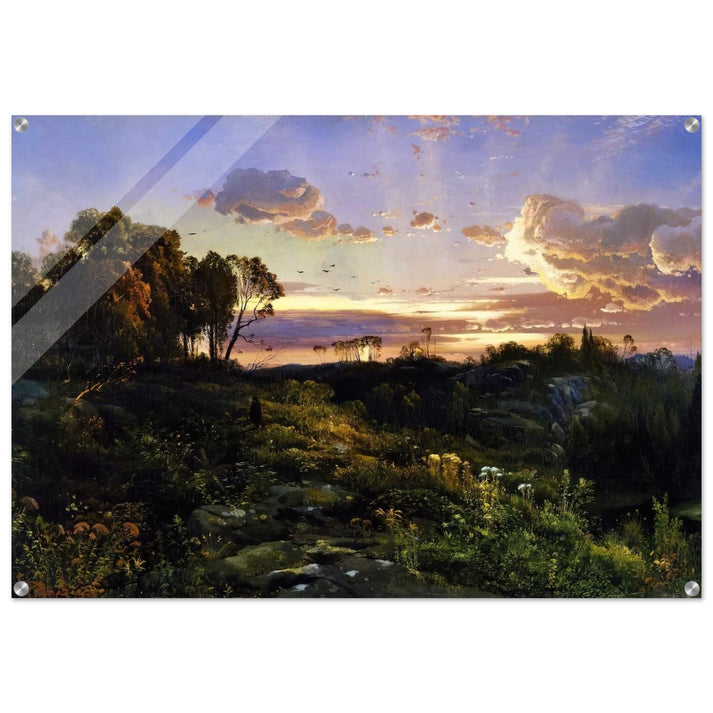 Dusk Wings - Thomas Moran Acrylic Print - 70x100 cm / 28x40″ inches | Thomas Moran Wall Art | Thomas Moran Prints