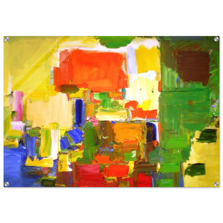 August Light - Hans Hofmann Acrylic Print - 70x100 cm / 28x40″ inches | Hans Hofmann Wall Art | Hans Hofmann Prints