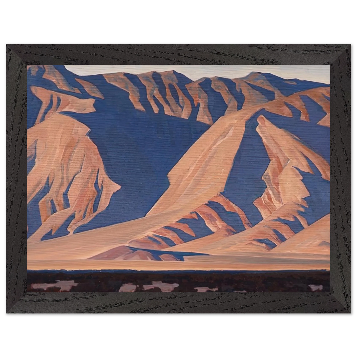 Maynard Dixon - INYO MOUNTAINS 1944 Wall art - 45x60 cm / 18x24 inches - Fine Art Poster-canvas - -